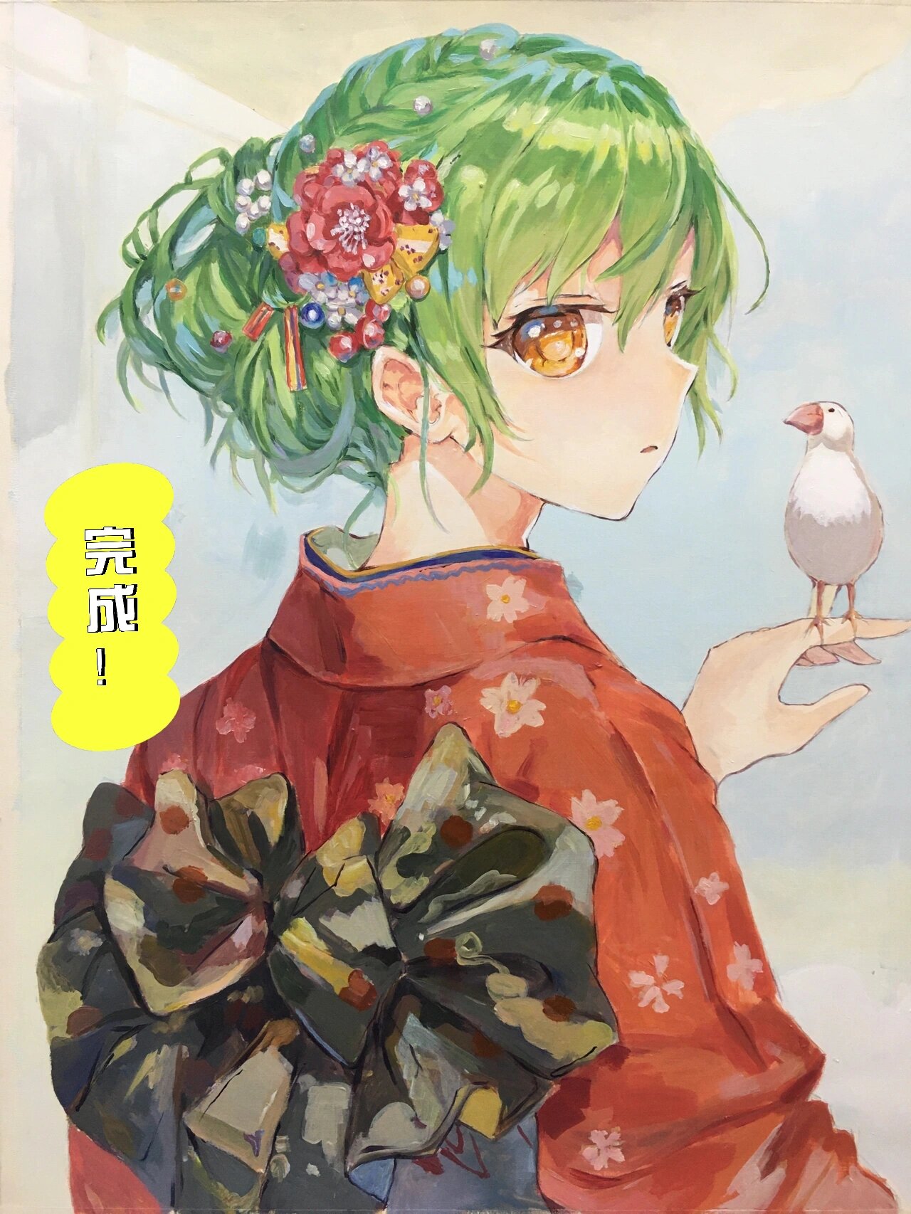 水粉(丙烯)动漫绘画步骤