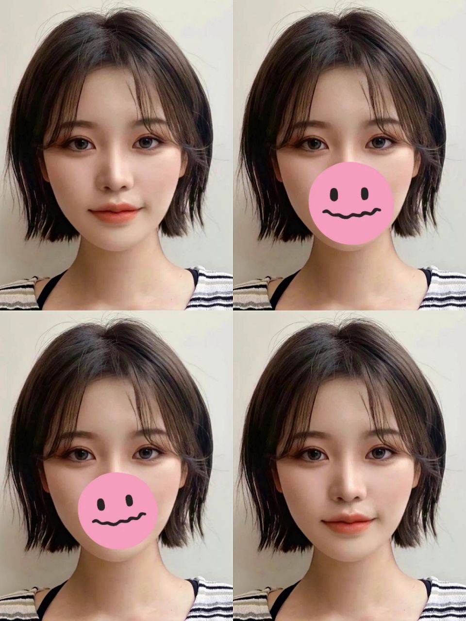 日系少年感短发圆脸国字脸显脸小 alvin老师分享(整理) 北京短发发型