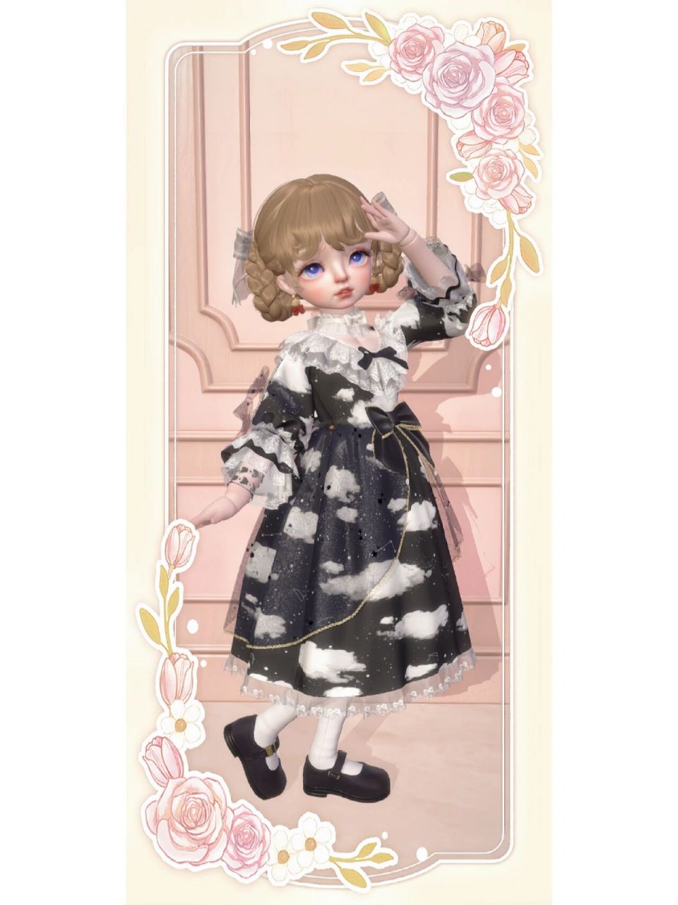 『箱庭小偶』小黑云op染色分享 小黑云系列还有一条花嫁款 这是op