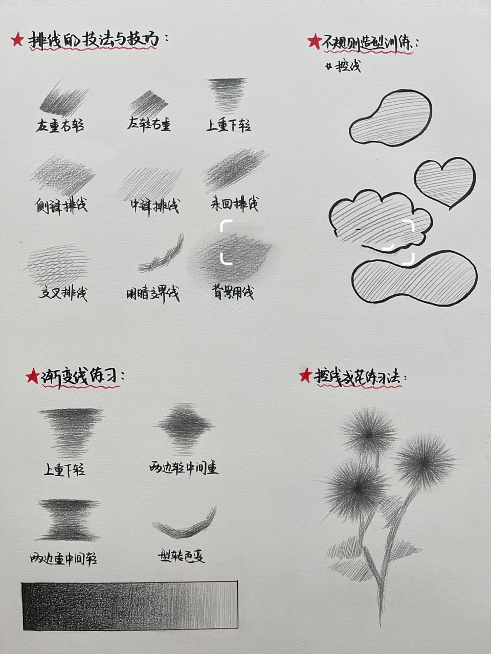 排线练习作为素描入门的基本功,必须引起重视!