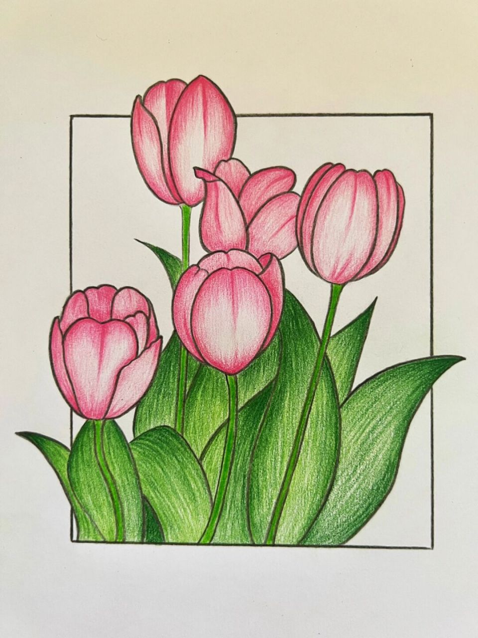 花朵彩铅画(手绘临摹) #简笔画# #花# #彩铅画# #手绘临摹# #彩铅手绘