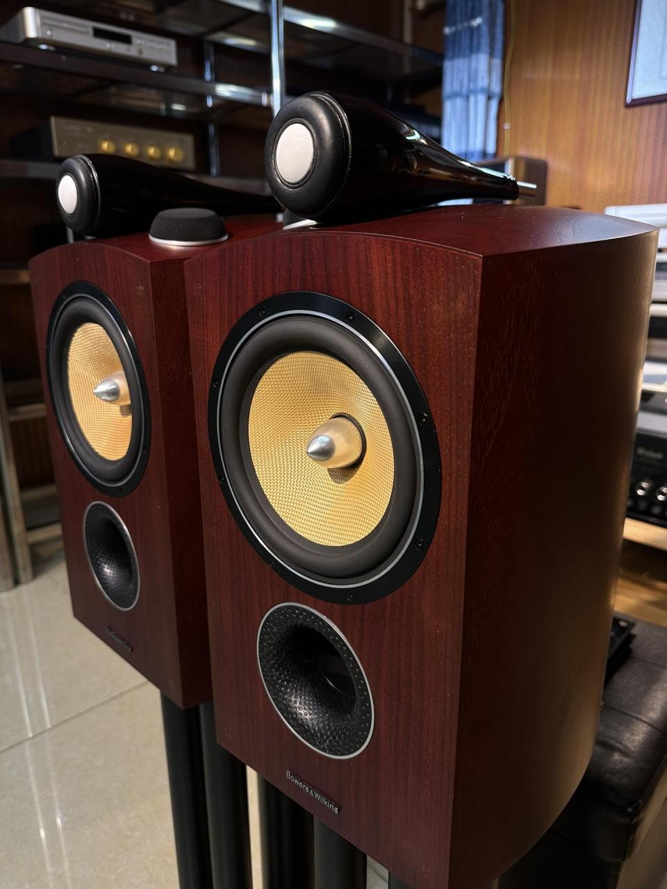 b&w宝华805d2书架音箱  805d第二代钻石高音英国原装 国外刚到货的一