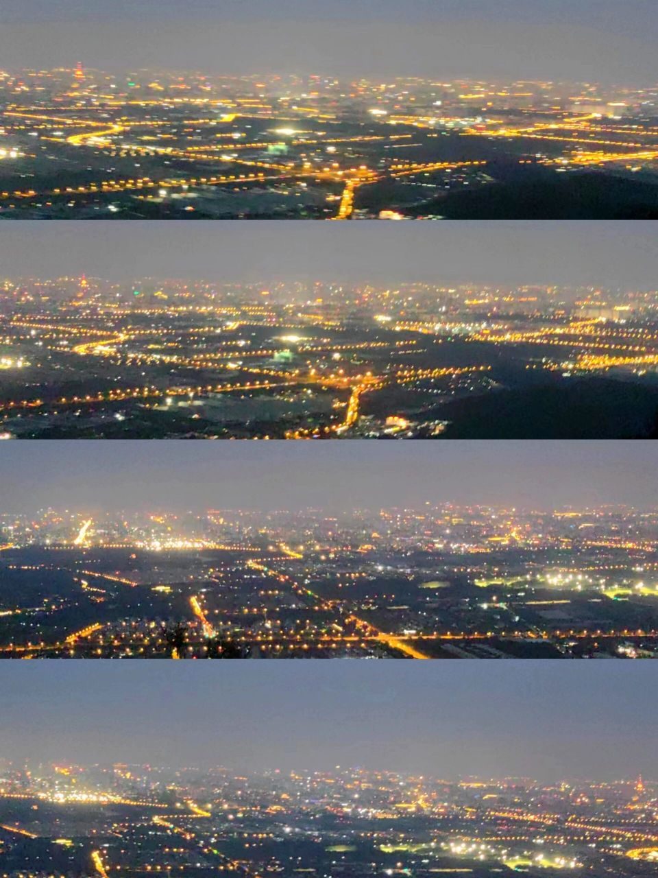 夜爬西山7215一览北京城的夜景  从鬼笑石停车场进山只需要30分钟