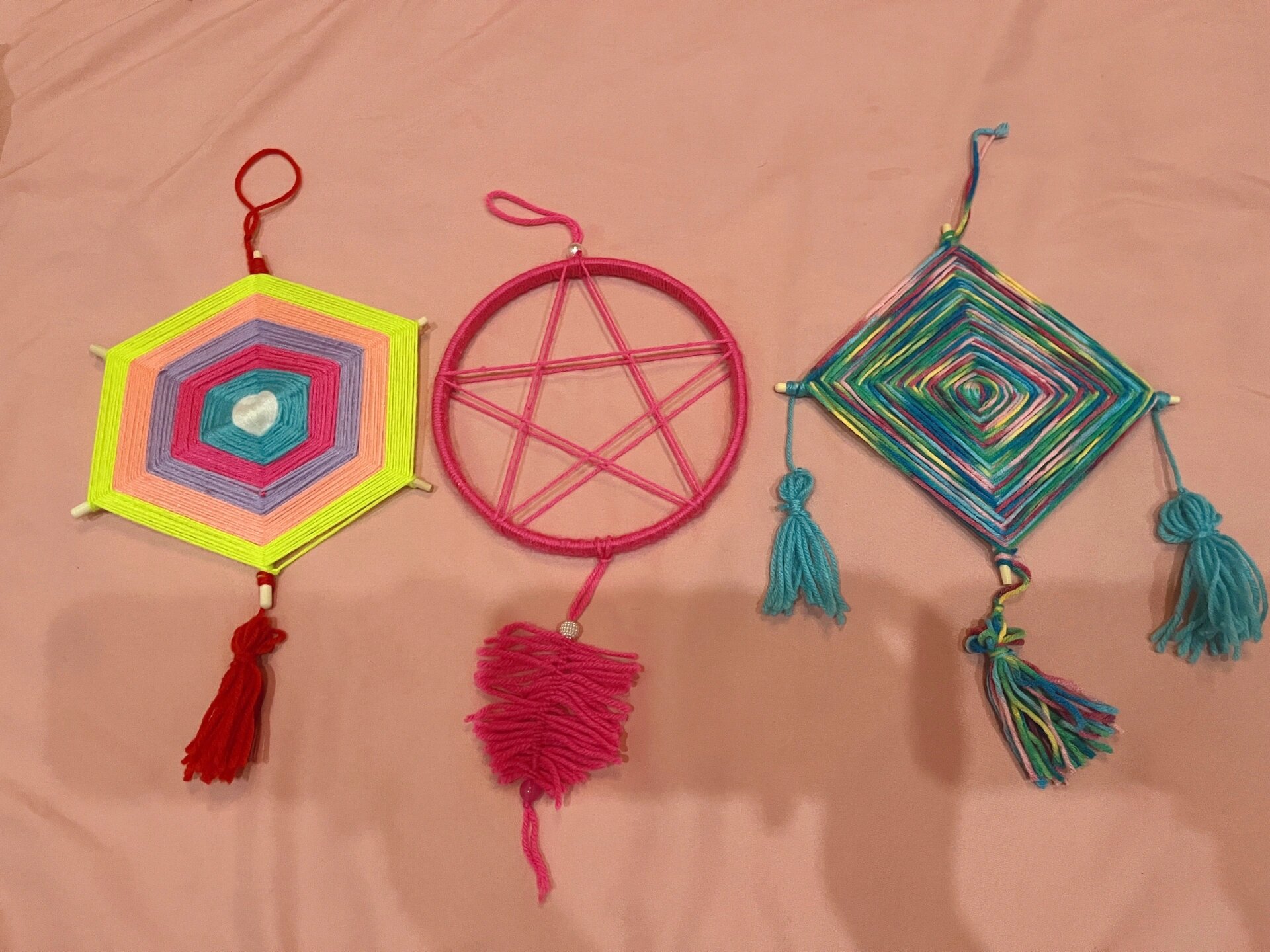 毛线编织手工《挂饰》