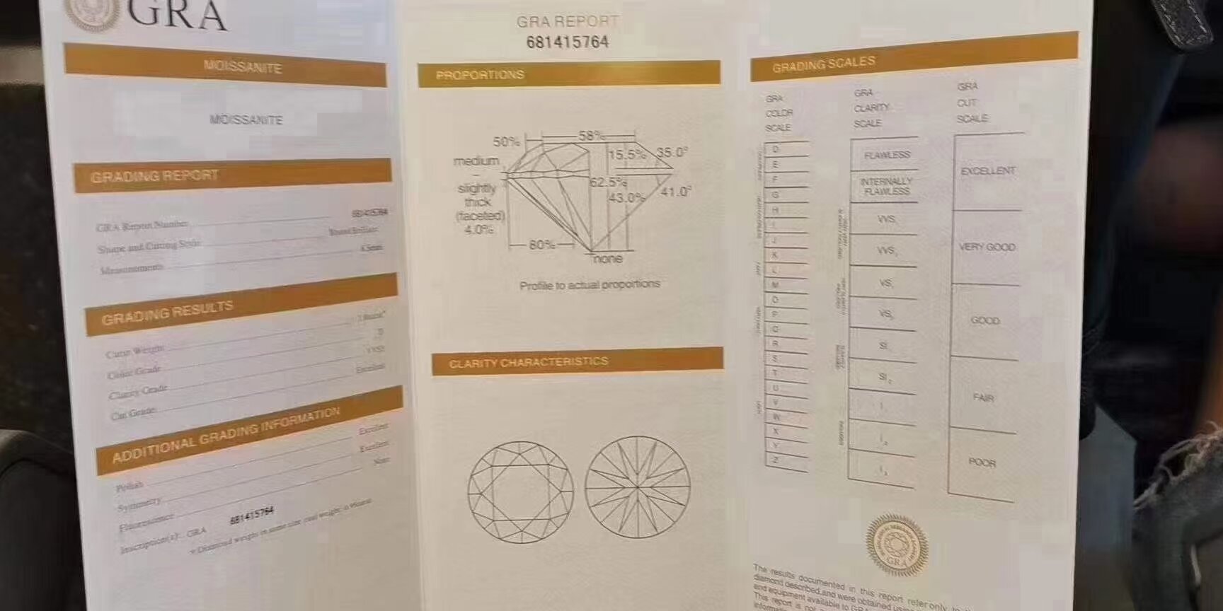 大家都很容易把"gra"与"gia"给混淆,这也是gra假证书发明者的高明之处