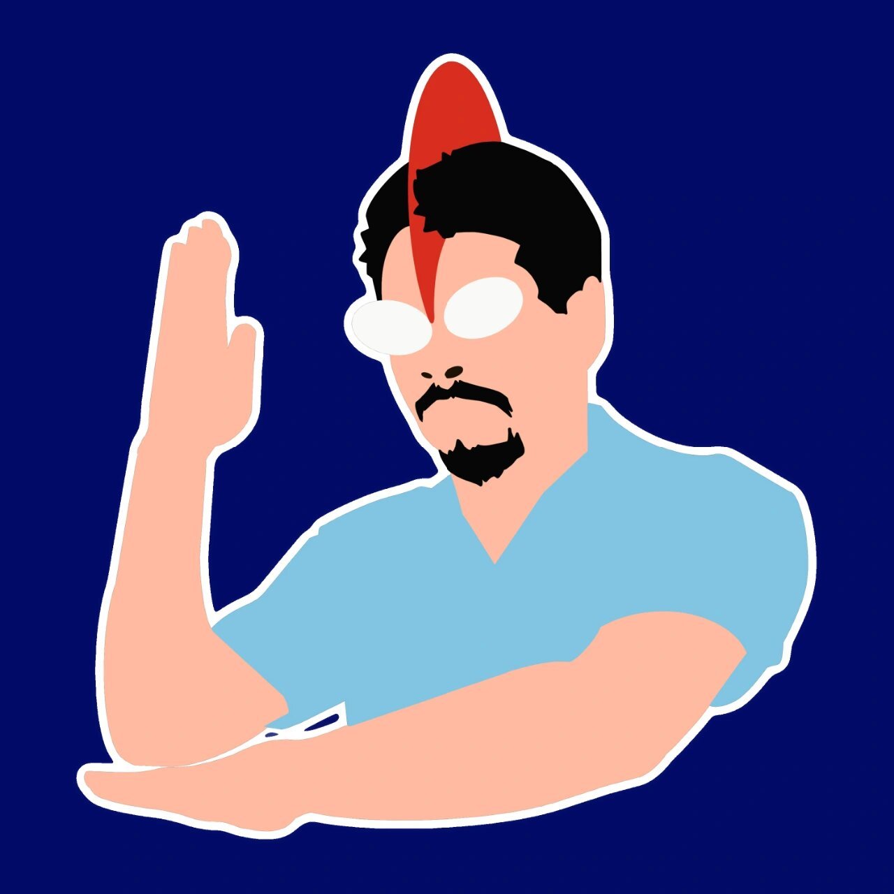 魔鬼筋肉人 #破坏之王# #吴孟达# #头像分享# #procreate# #魔鬼筋肉