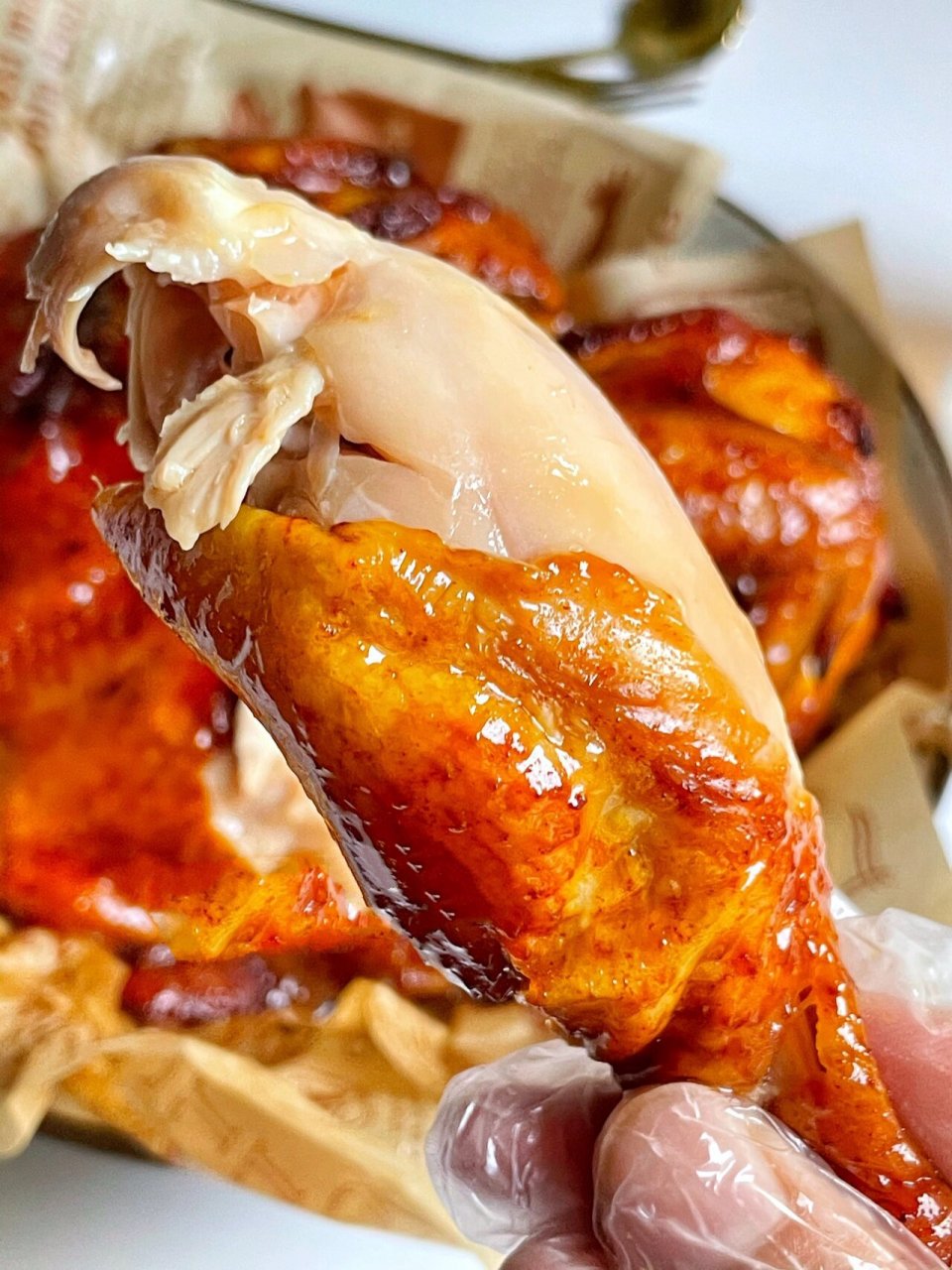 好吃到舔手指6015空气炸锅版奥尔良烤全鸡6015  好吃到停不