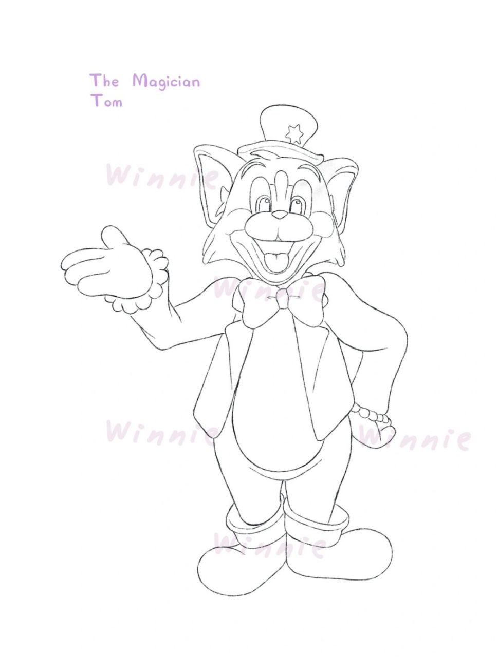 【手绘彩铅盲盒】猫和老鼠tom&jerry/附线稿 老规矩:完整绘画过程视频