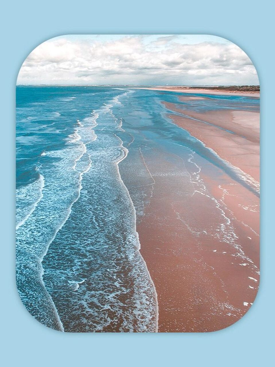 手机壁纸蓝色大海图片
