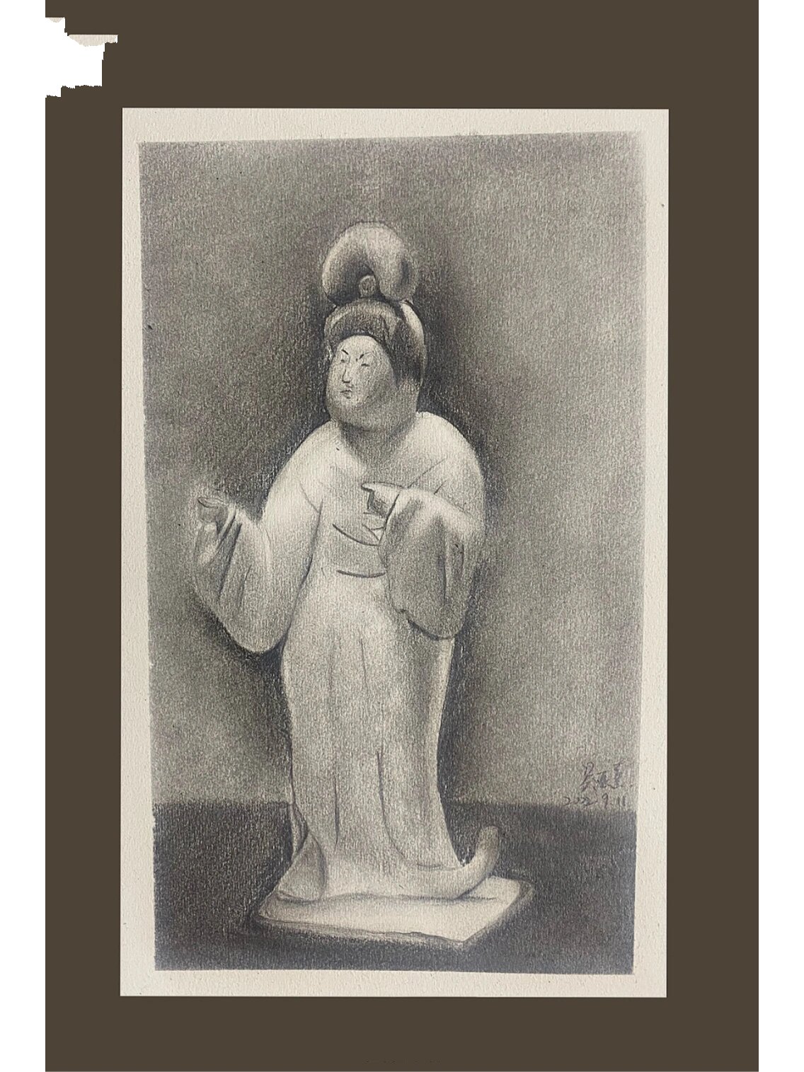 9210-15岁素描班《唐三彩/唐代仕女俑