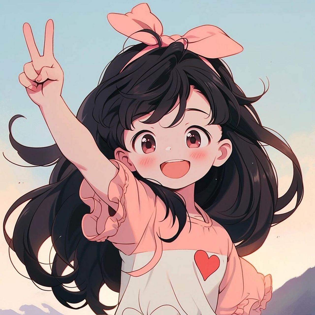 可爱头像|橙色系第二弹|元气满满的一天