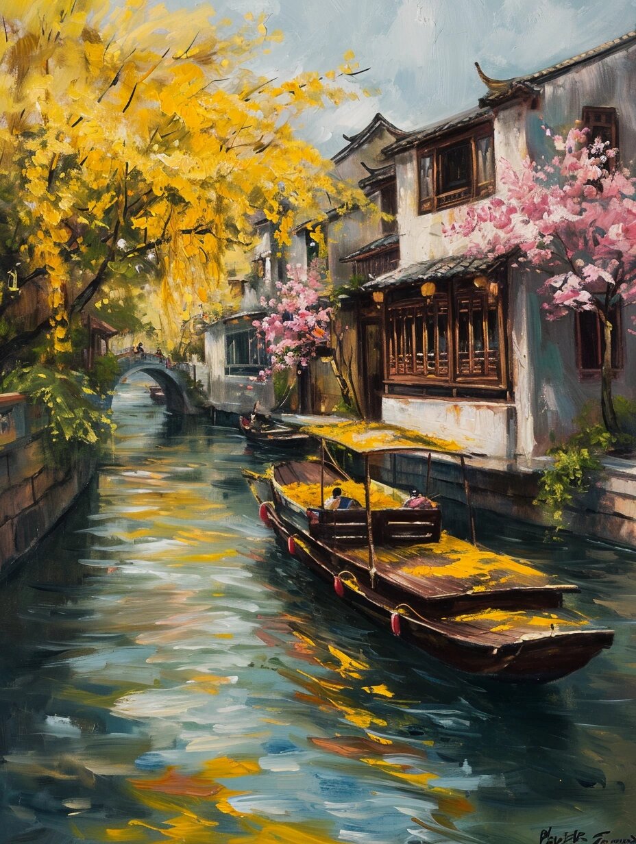 翠阴青子盈盈结. 盈盈结.淡烟微雨,江南三月