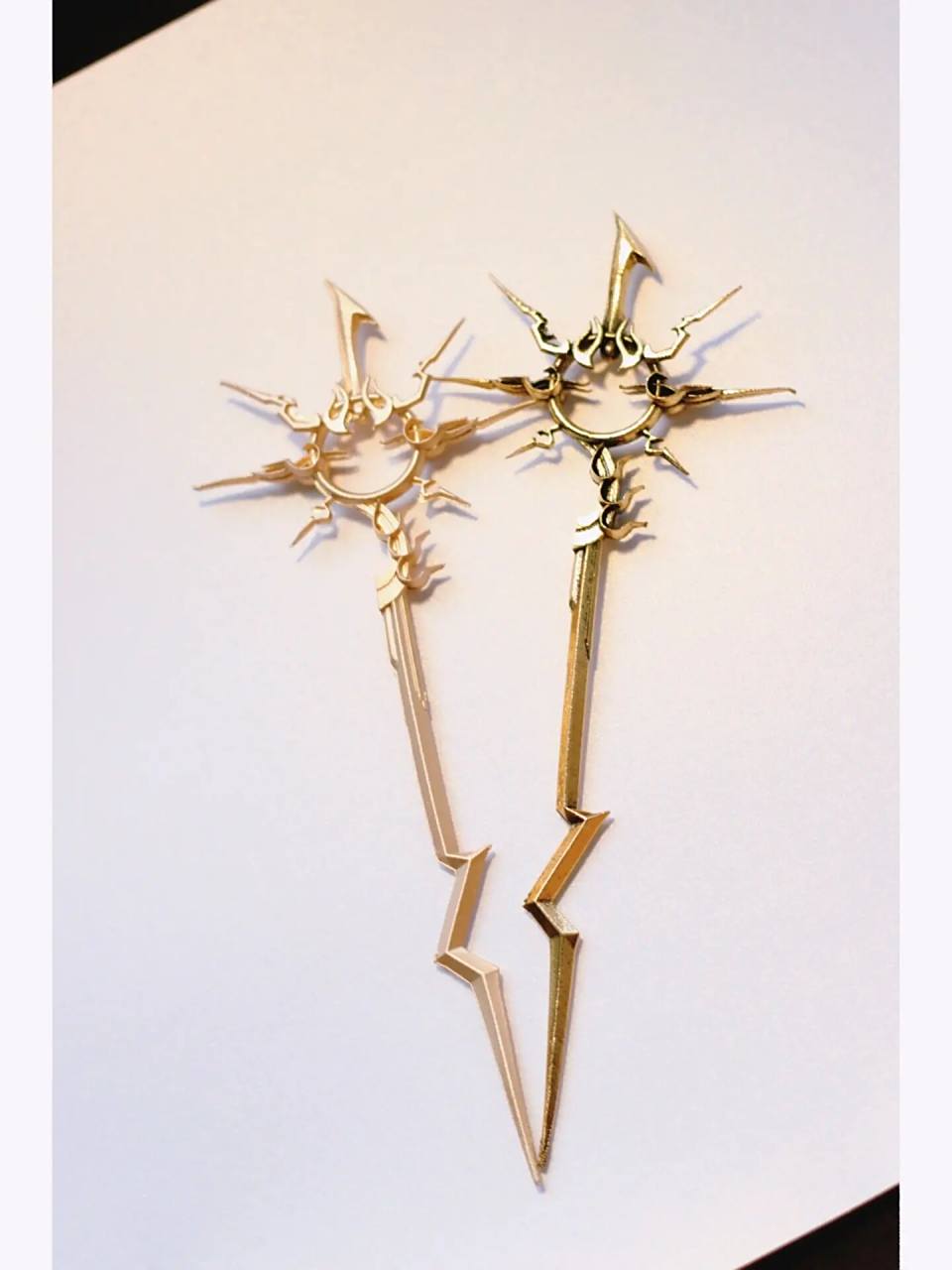 阴阳师-须佐之男-天羽羽斩金属铸造 给ob11做的配件,24k金还是比普通