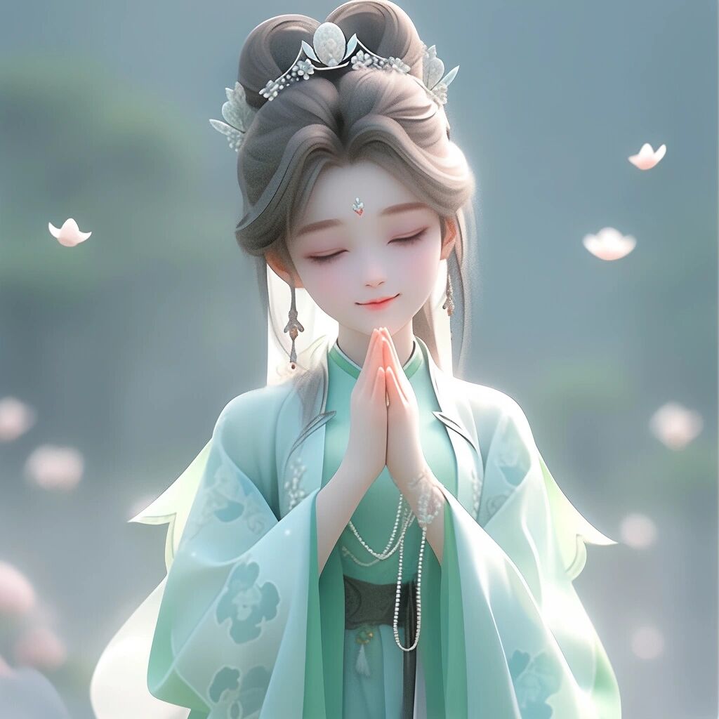 古风头像||祈祷61佛系女孩 刷到荷花的小姐姐,都能得偿所愿哦