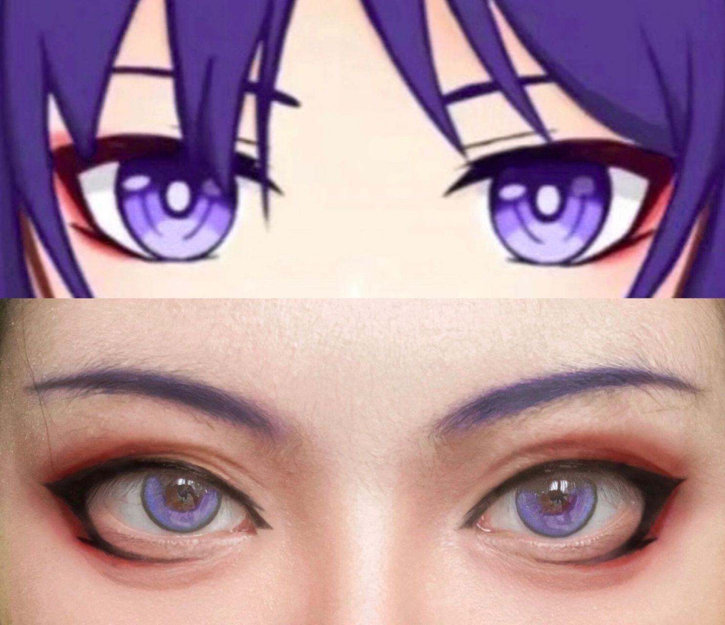 原神 散兵 cos眼妆 祝点赞的都能抽到散宝 我真的好喜欢散兵想抱抱他!