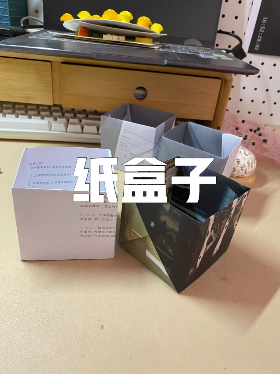 折纸,纸盒,正/长方形纸都可以 每次想折纸盒,都要重新找教程.