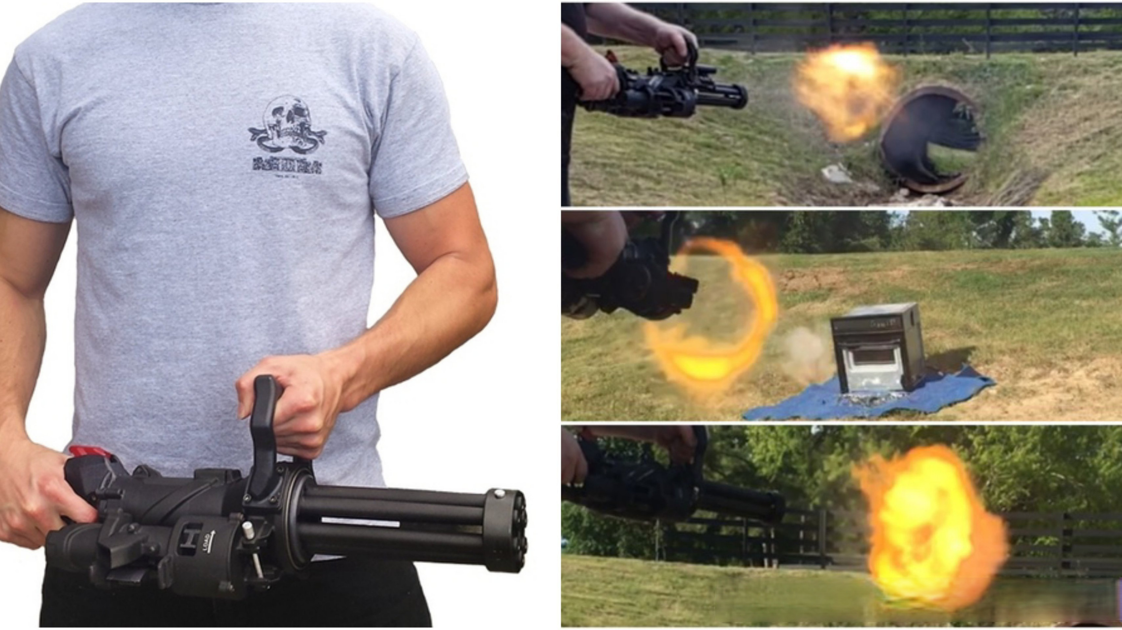 56毫米迷你加特林,射速6000发/分,仅重7.26千克