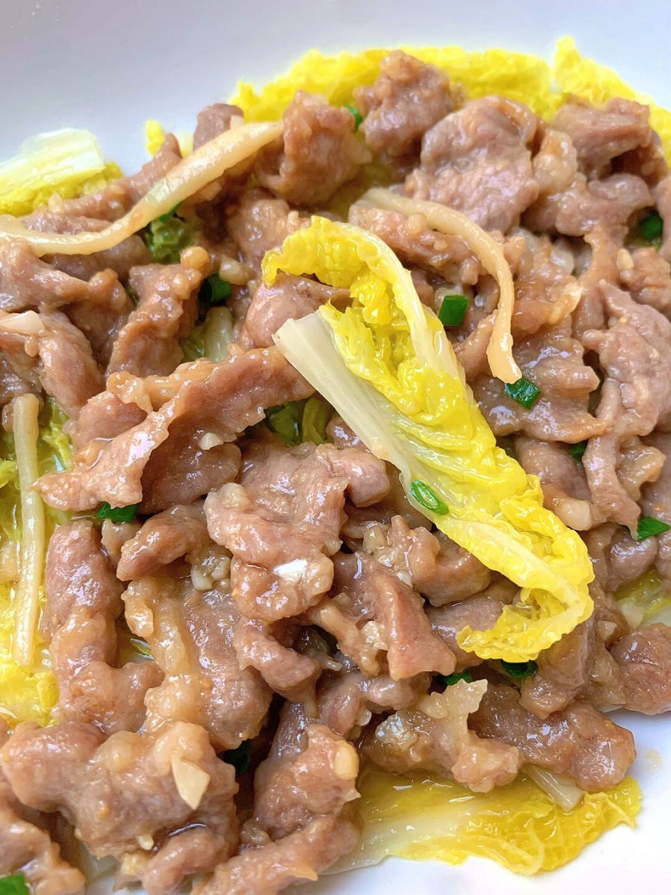 娃娃菜蒸肉片 鲜嫩清甜 全家夸好吃7515 蒸菜不重样:娃娃菜蒸肉片