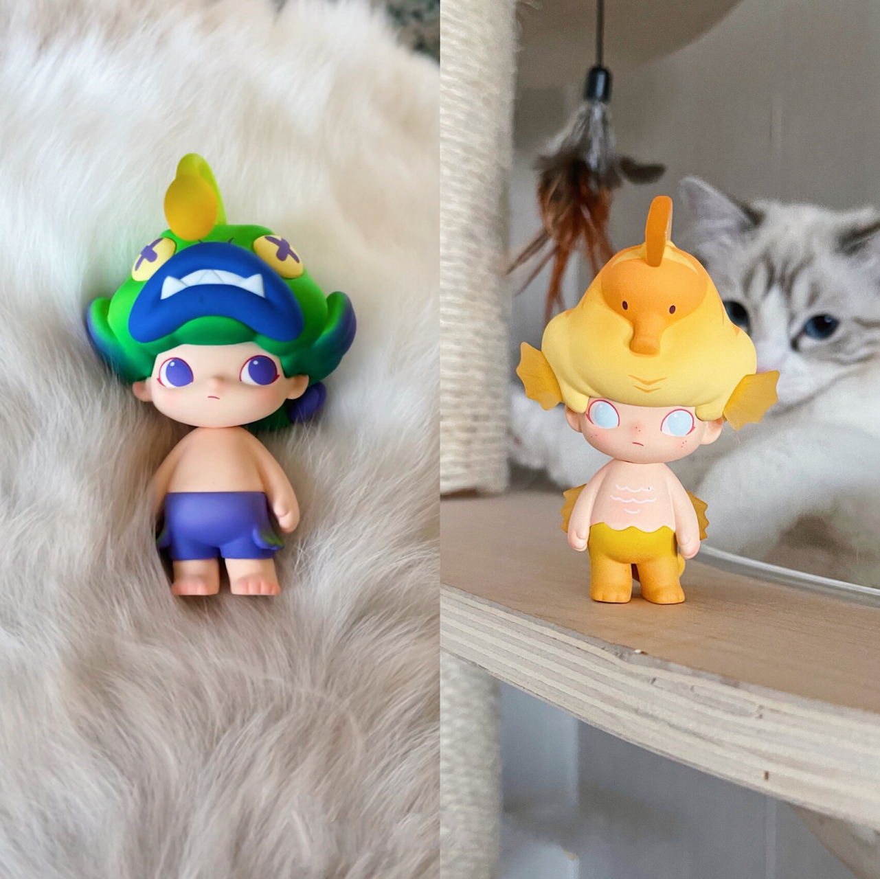 泡泡玛特端盒|dimoo水族馆系列 dimoo新品一出就知道又躲不过去了,我