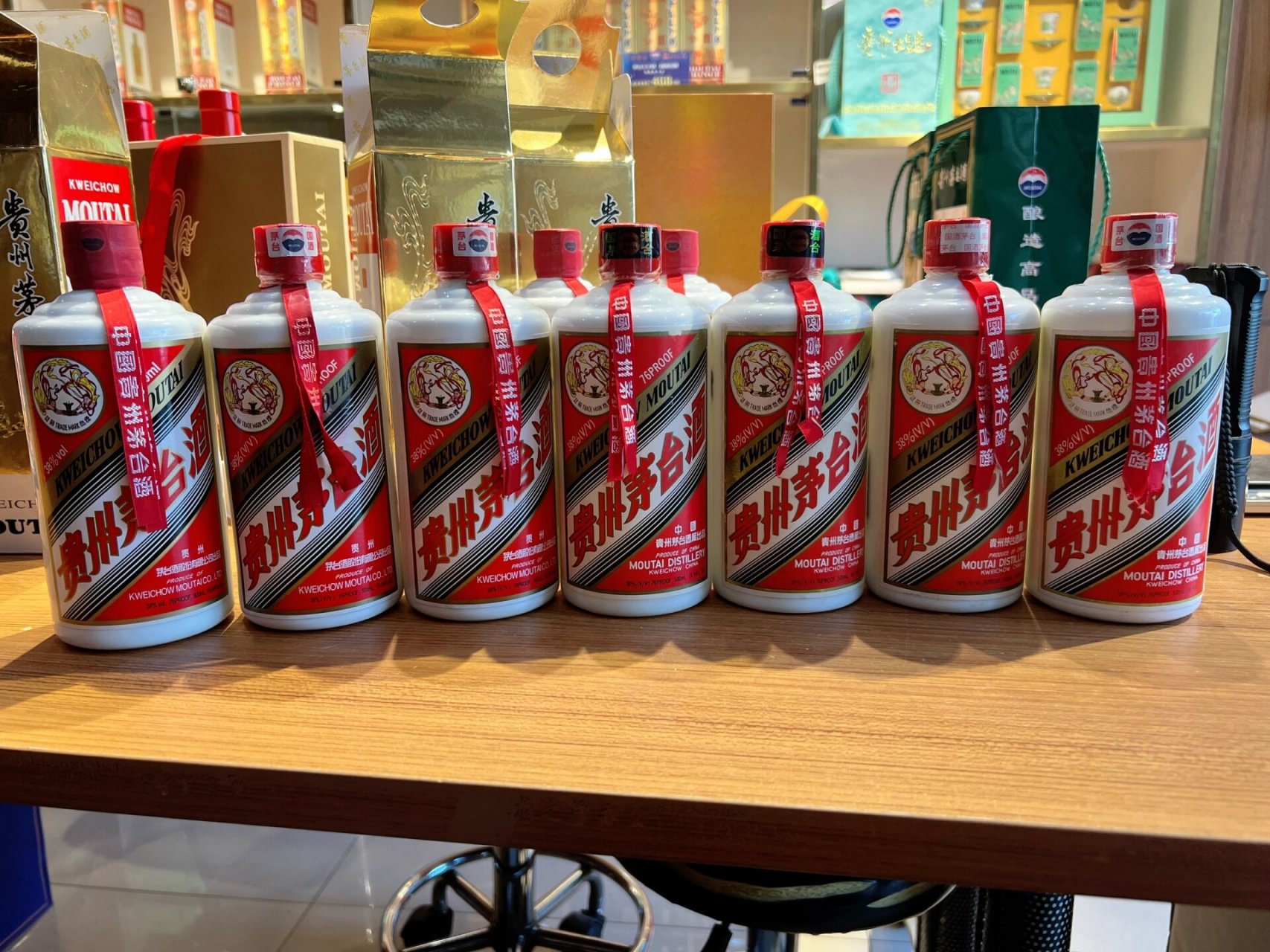 二十多年的38度飞天茅台酒