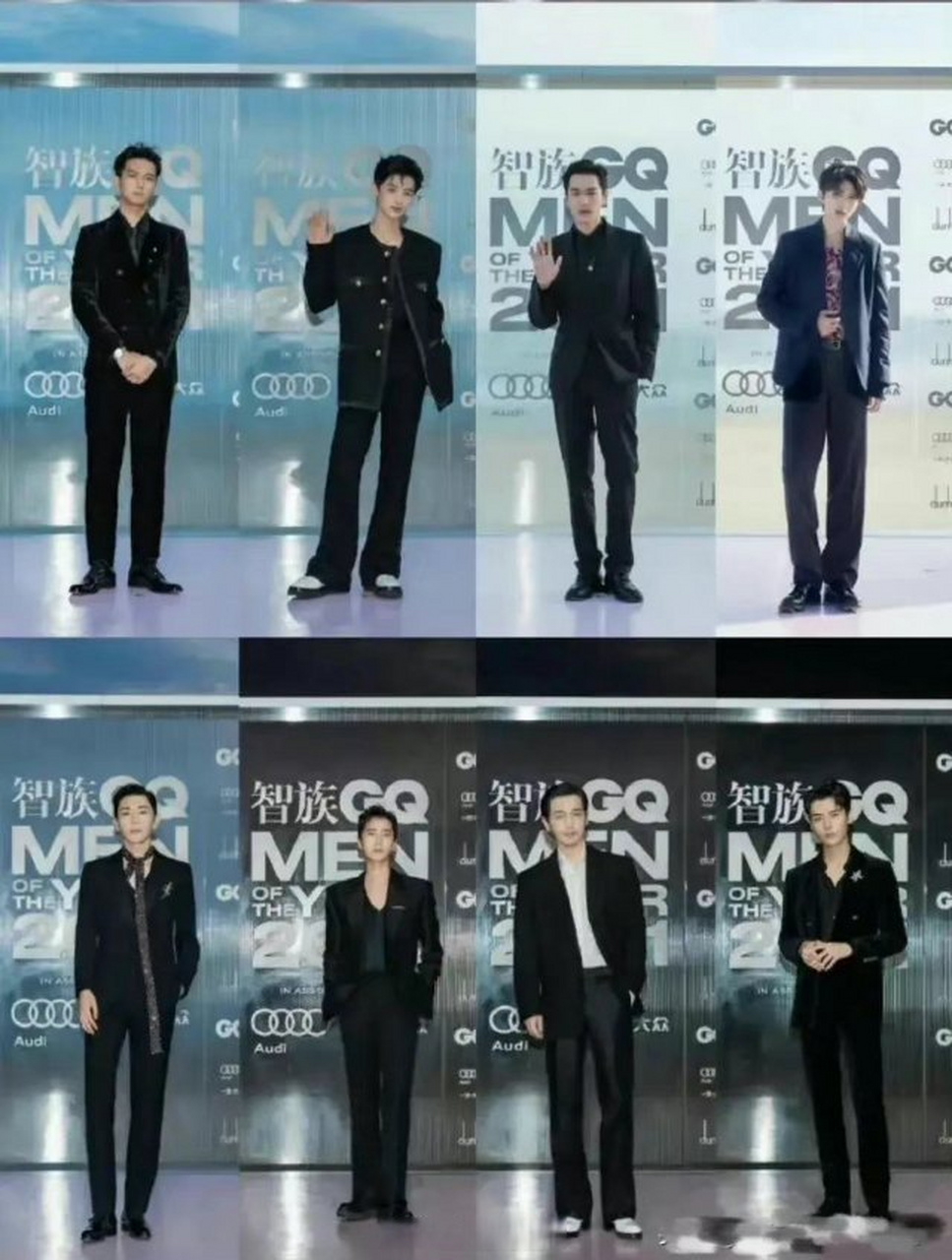 智族gq身高对比图,虽然有站位,拍摄手法的影响,客观来看杨洋的确不
