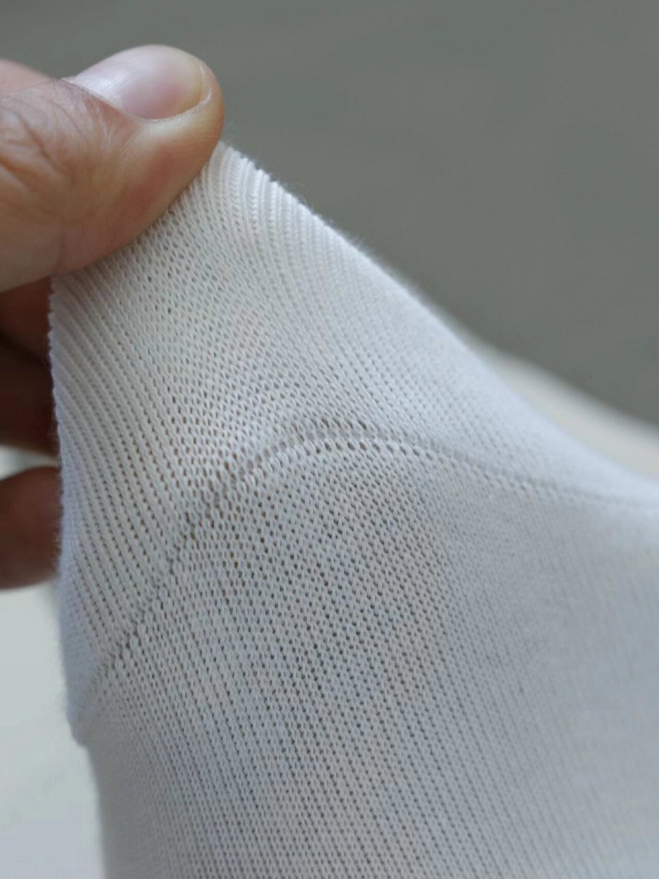 看得出来叭～这才是真正的无骨手工对目缝头的袜子穿起来脚感特别舒服