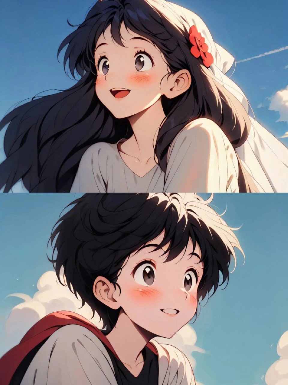 动漫情头|情侣头像 有你喜欢的吗 玫瑰花不需要长高 小王子会为她弯腰