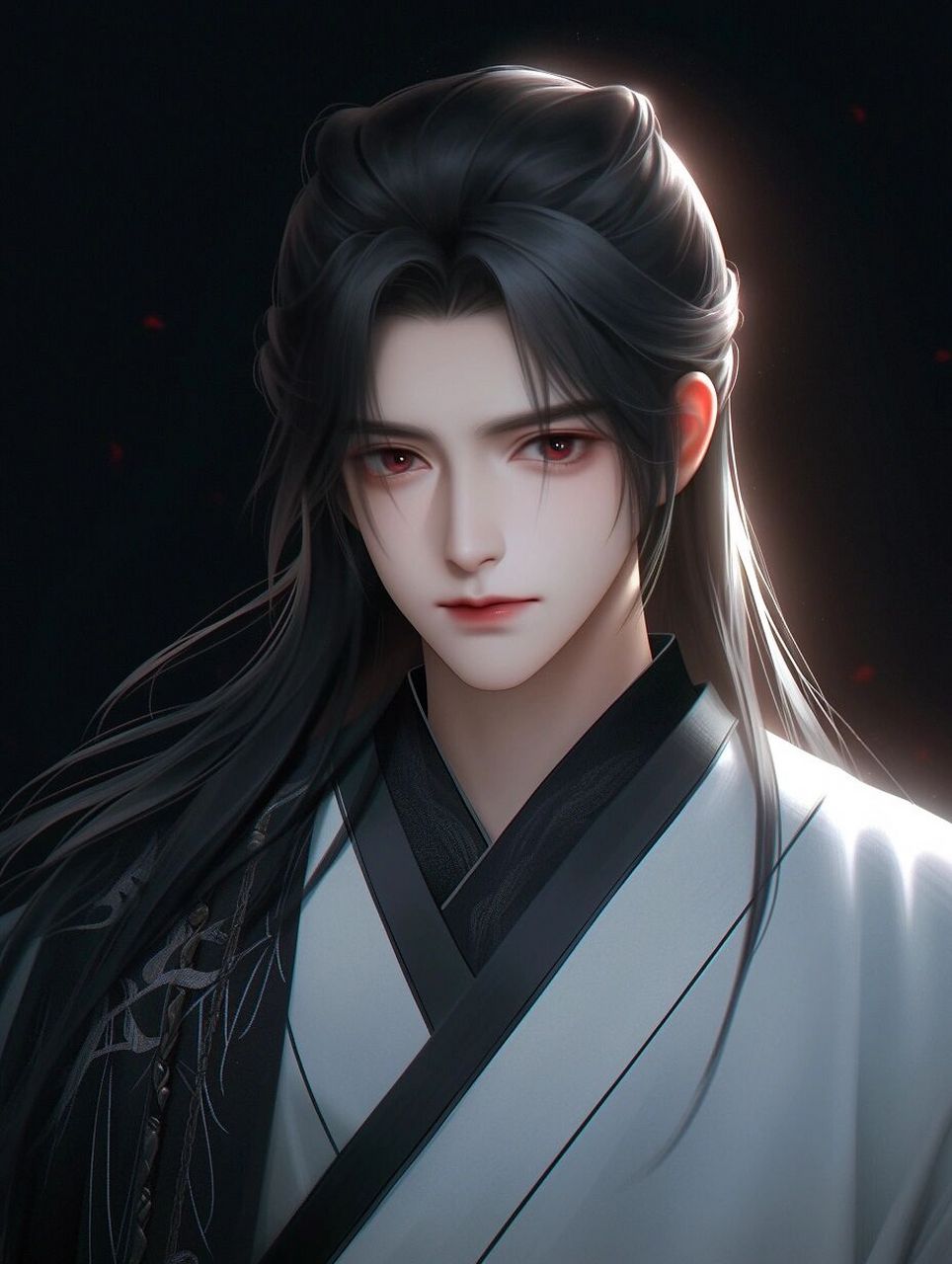 古风青衣美男子·男头·古风头像