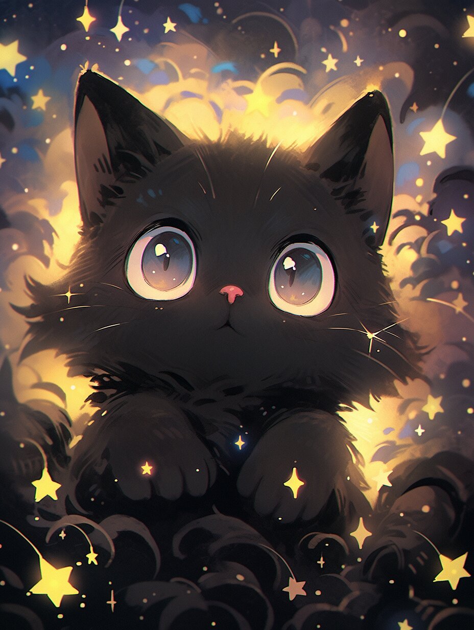 卡通壁纸小猫咪