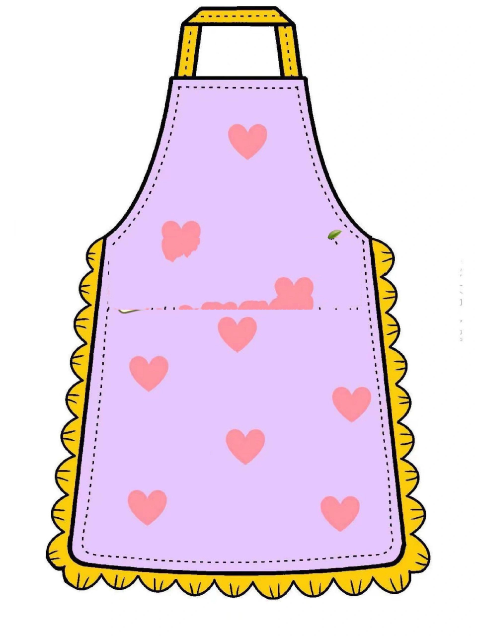 五一手工素材《可爱的小围裙》