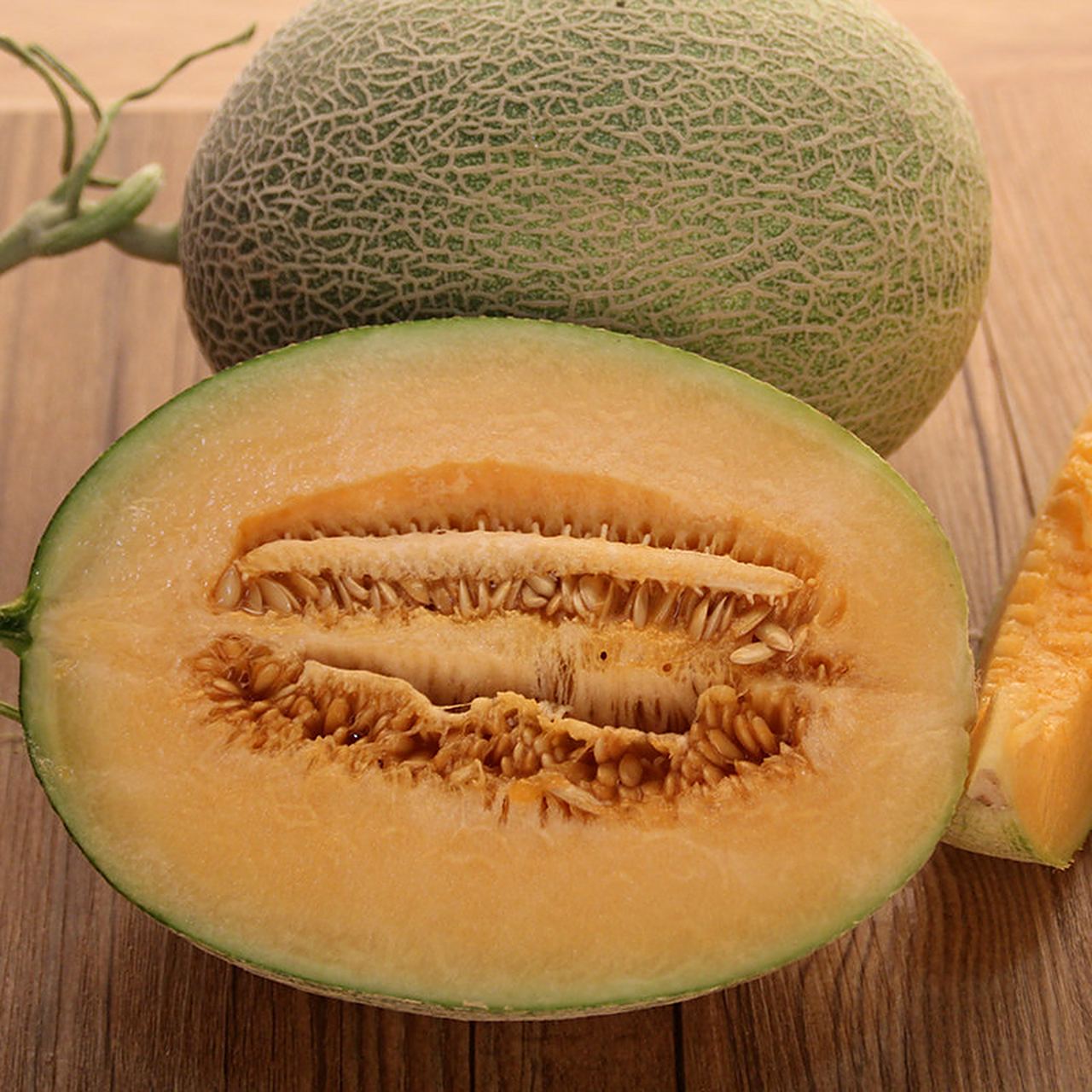 京鲜生 海南卡波蜜哈密瓜4粒装约5-6kg 单果约1.