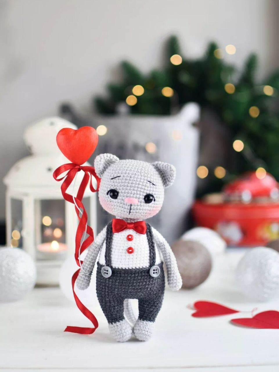 情人节系列| 相亲相爱的猫咪 #手工钩针编织# #钩针图解# #情人节