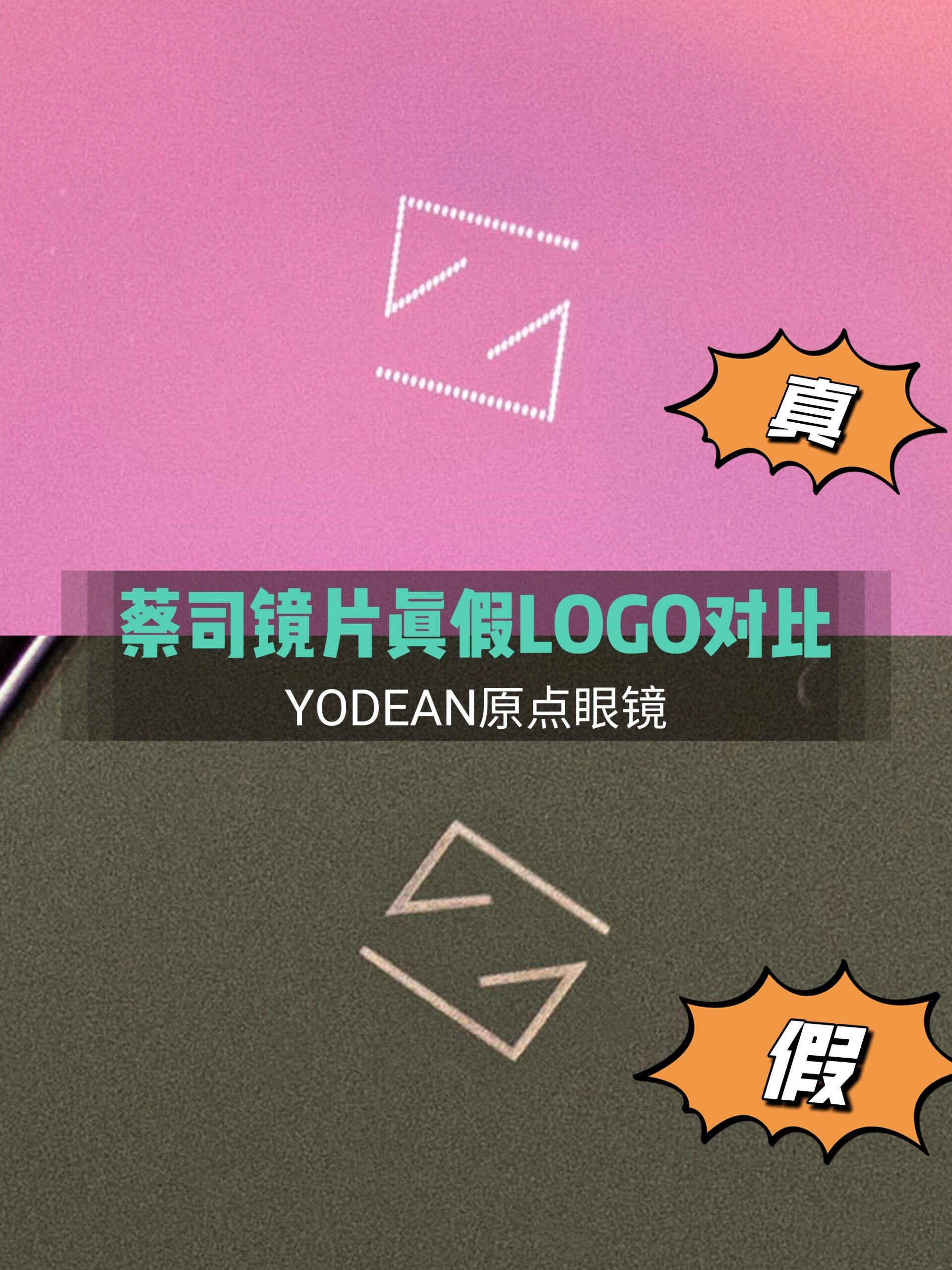 蔡司镜片防伪logo真假分辨