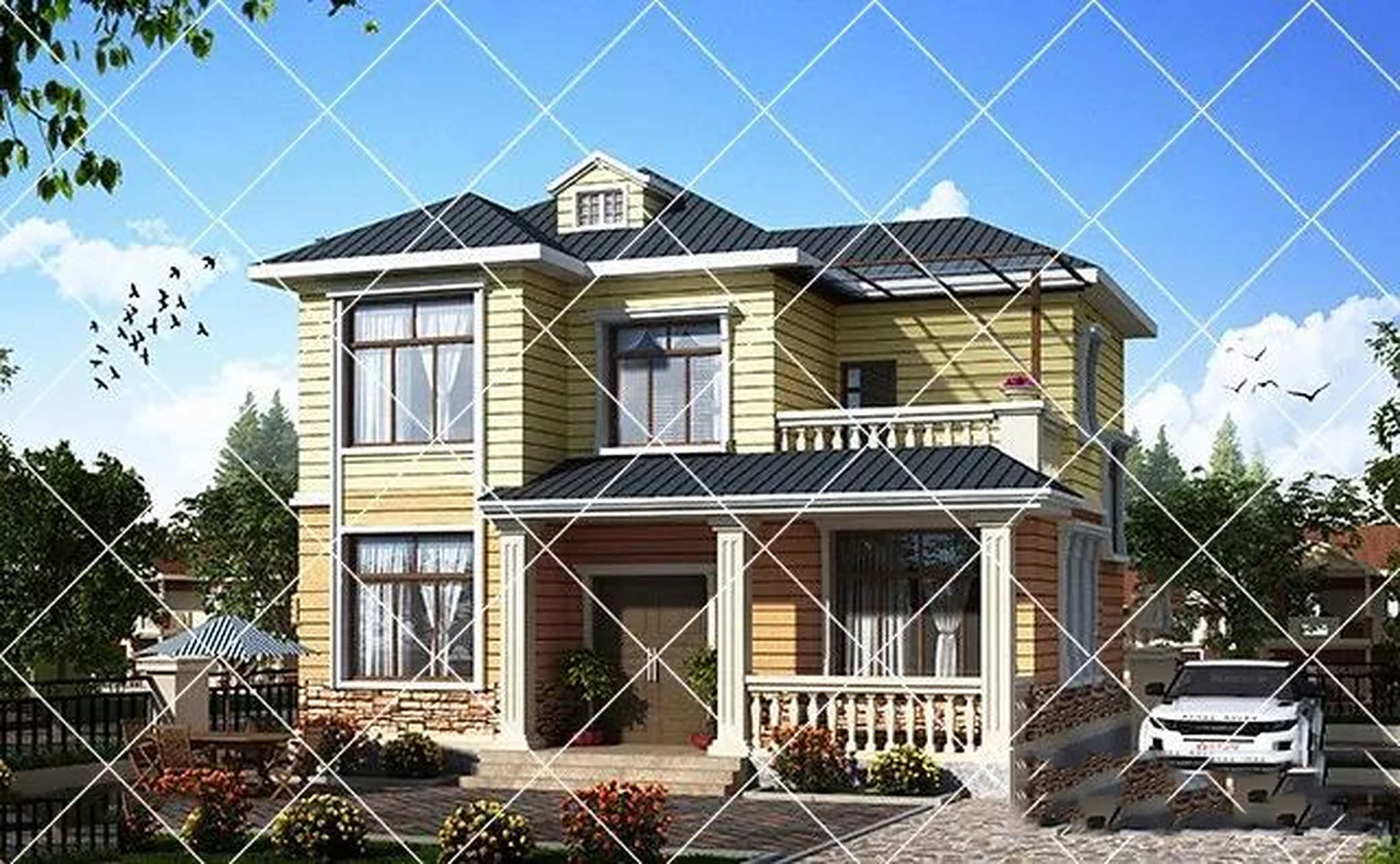 20万左右二层别墅,8款二层,实用又漂亮别墅 8款造价20万左右农村别墅