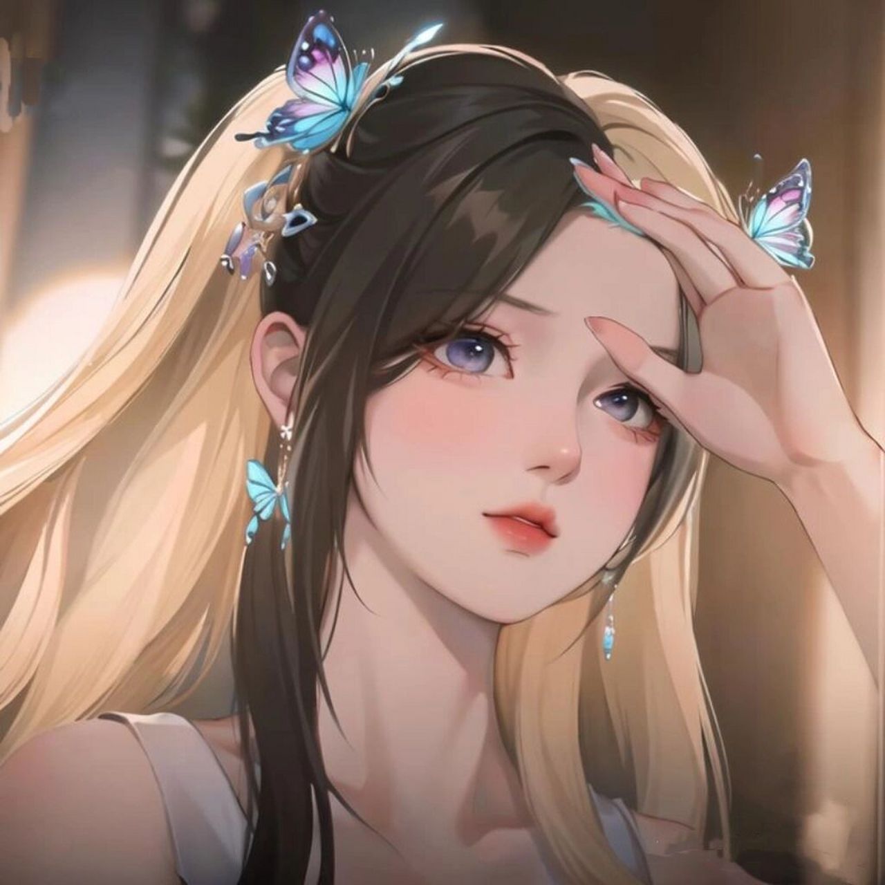 白光莹ai动漫图片头像 9815水印  动漫图片头像  美图秀秀