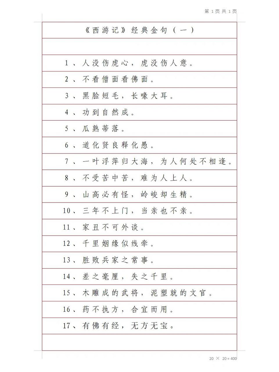 《西游记》经典金句1-3