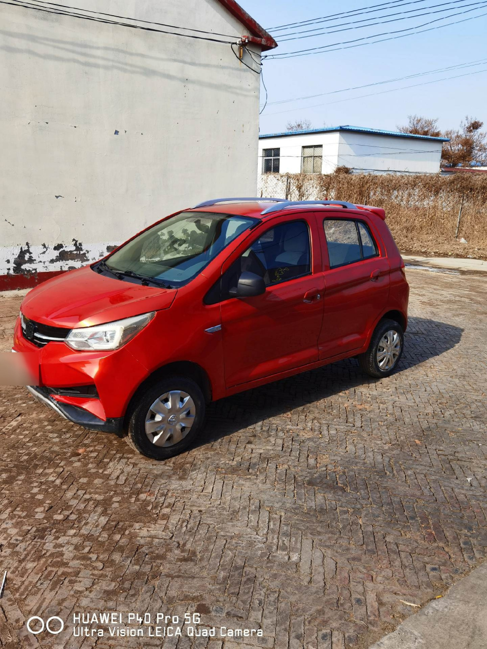 闲置18年的比德文电动车v7,22年换的整组电瓶100的,,原车油电两用