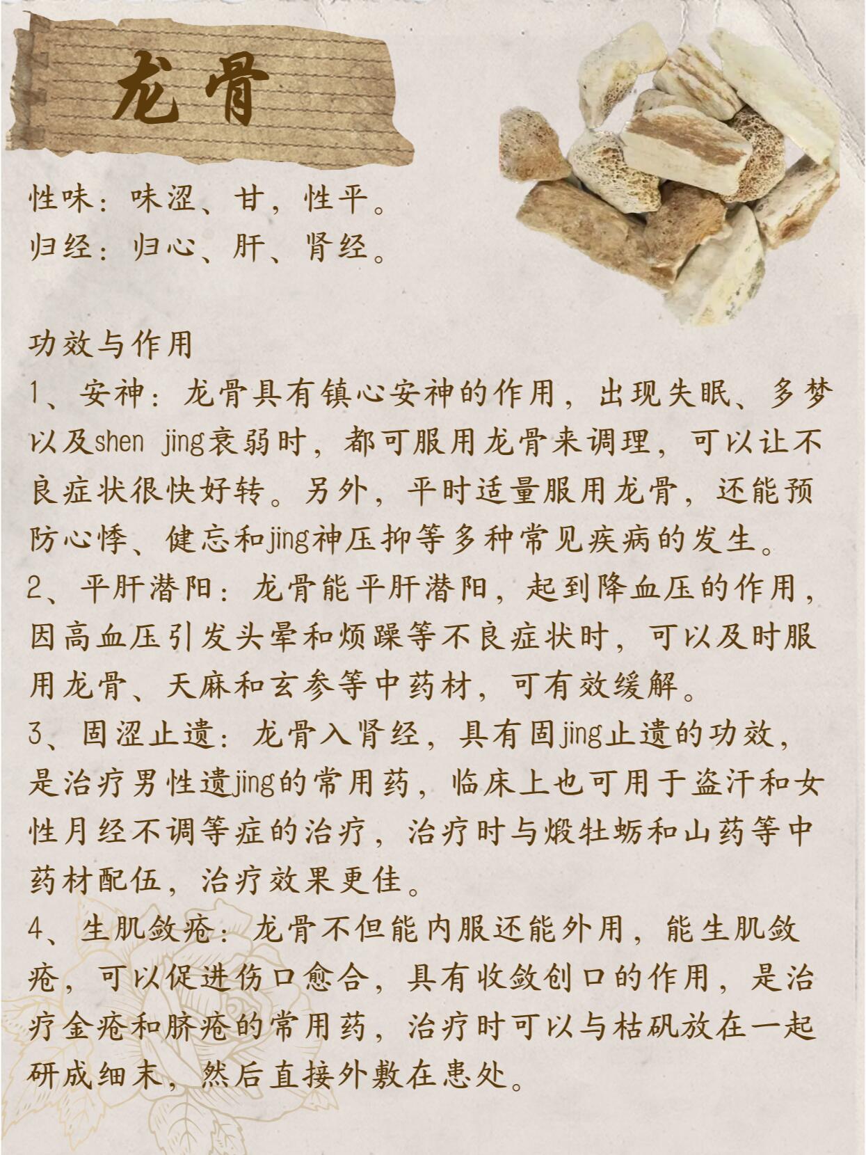 龙骨的分类图片