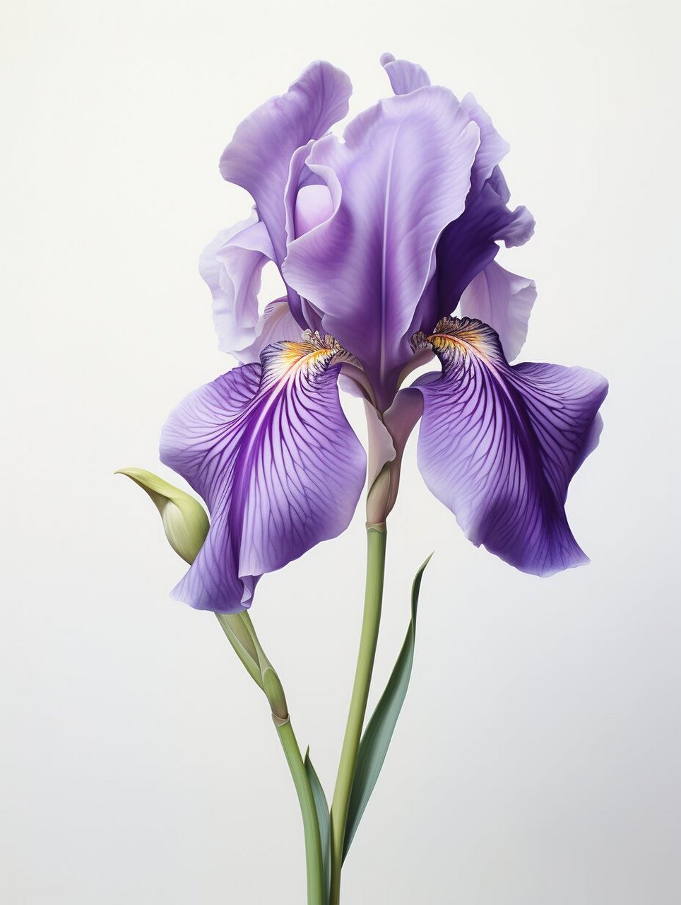 20世界各国94国花系列|香根鸢尾~法国 法国是一个鲜花之国,它的首都