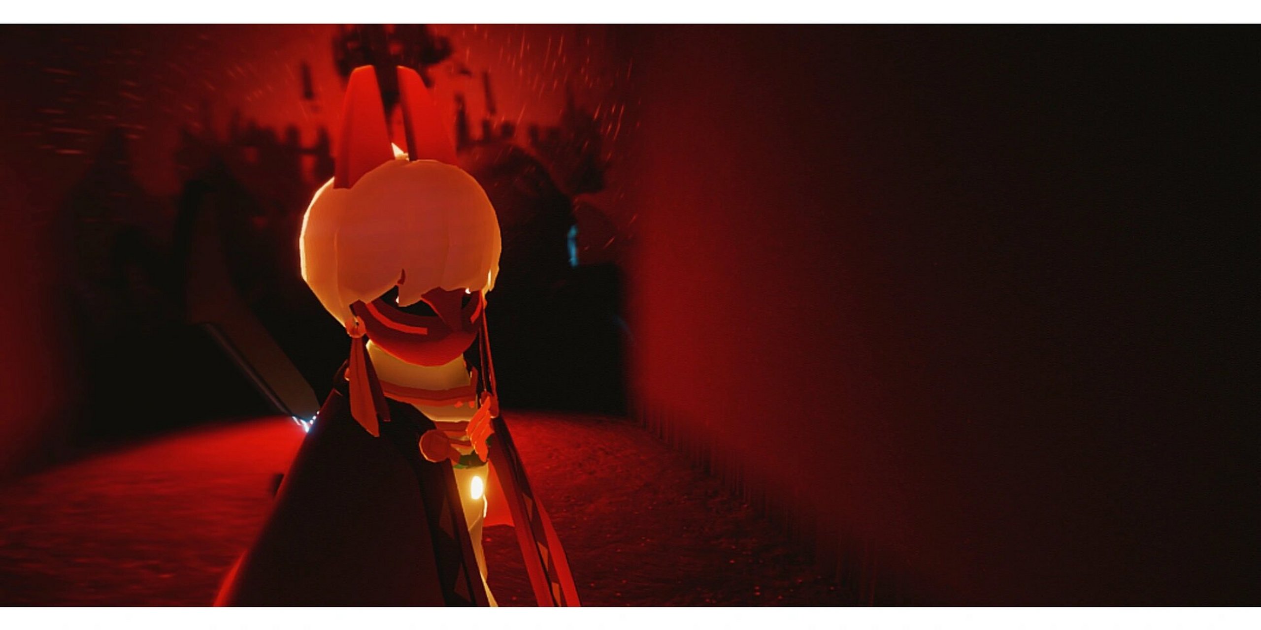 光遇穿搭 02武士裤,或者搓澡巾也行 02红狐狸面具 主角 02发型