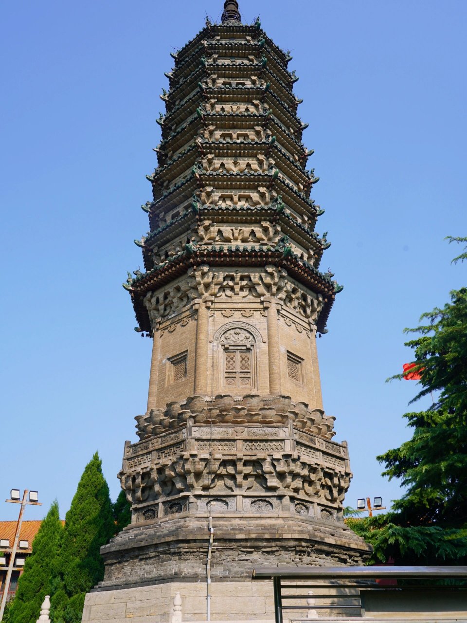 寻迹正定雄关-古城四塔 石家庄正定古城的九楼四塔八大寺是正定县城的