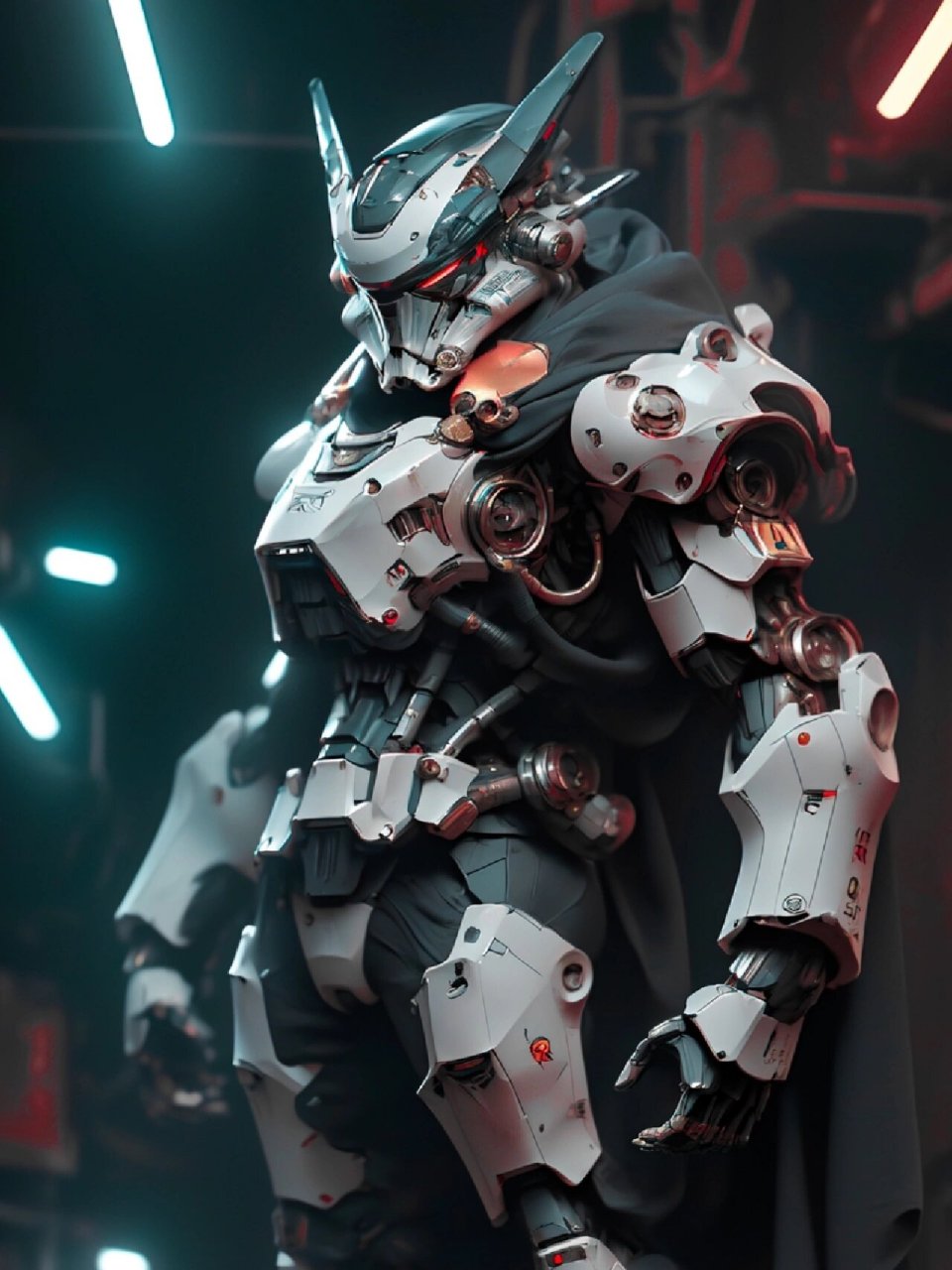 次元破壁7315sd科幻机甲壁纸 麦橘大模型 mechamix    94