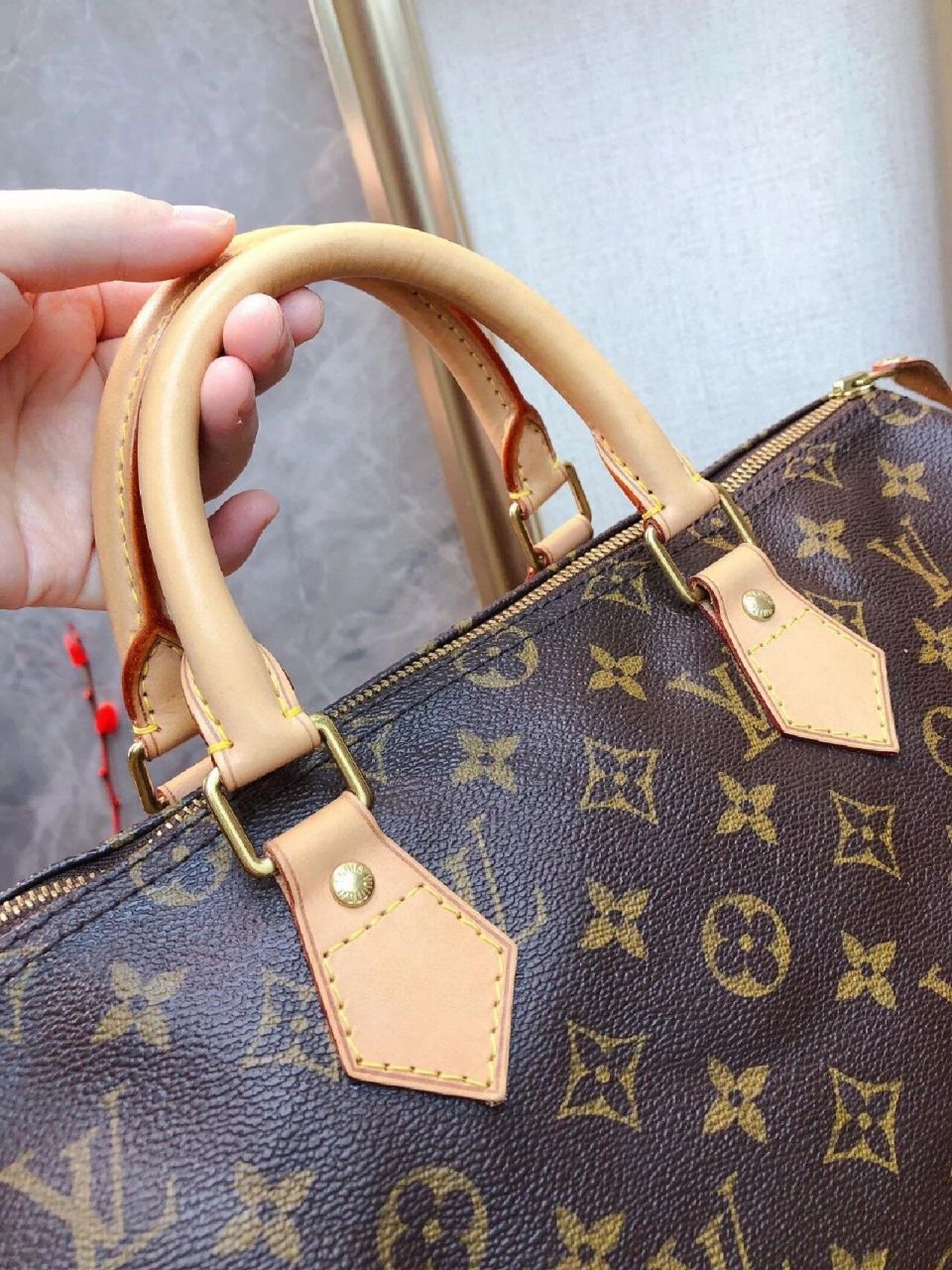 lv老花speedy35/sp35手提包 lv老花speedy35/sp35手提包,12年编码 ,好