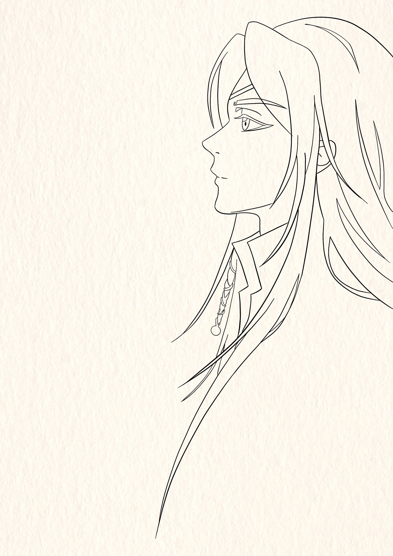 简笔古风|天官赐福|花城简笔画|临摹附上色