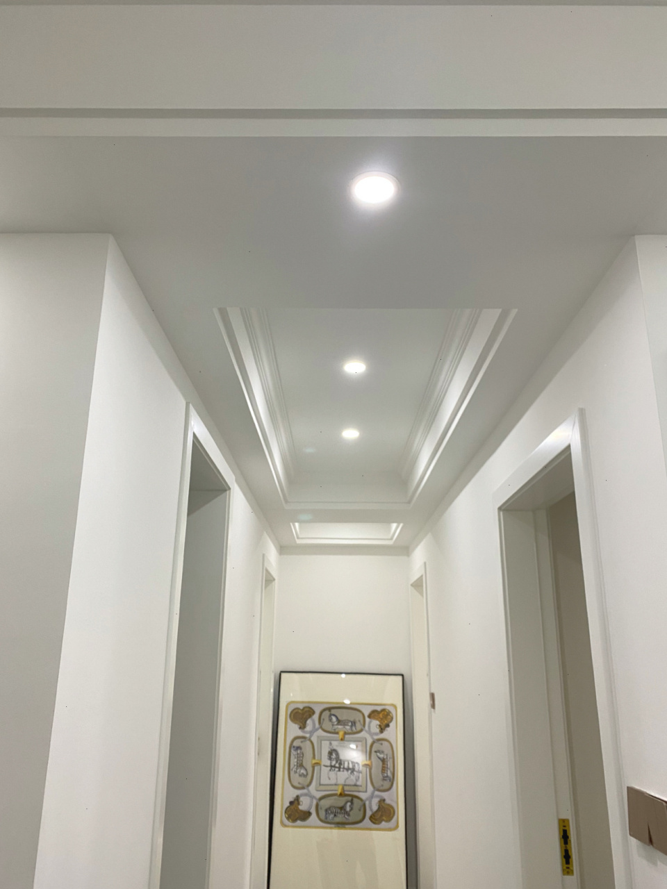 我的装修日记|走廊吊顶 当初吊顶的时候设计师为了懒省事要给我做个