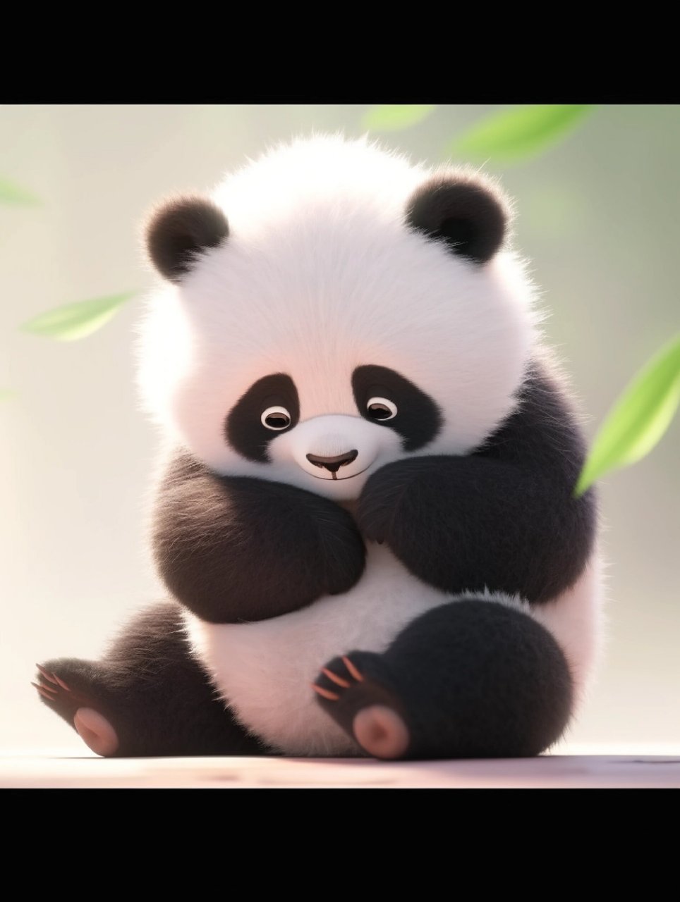 可爱大熊猫头像壁纸背景图多张!