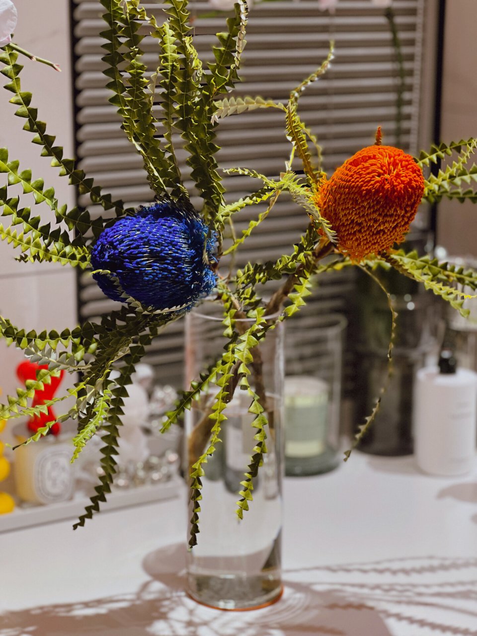 南非佛塔花 黄金佛塔也是一种针垫花,非洲进口干花,花朵象插满针的