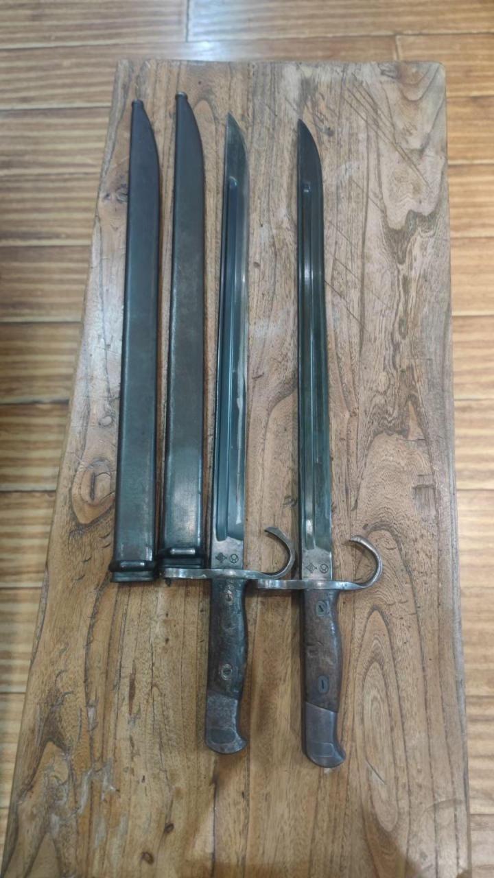 弯钩 丰田自动,名古屋监制 日本三八大盖刺刀 30式刺刀千万不要忘了那