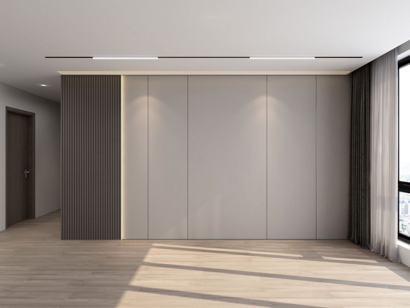 木饰面背景墙设计图/附色号/尺寸图 墙面宽度四米多,电视是85寸的