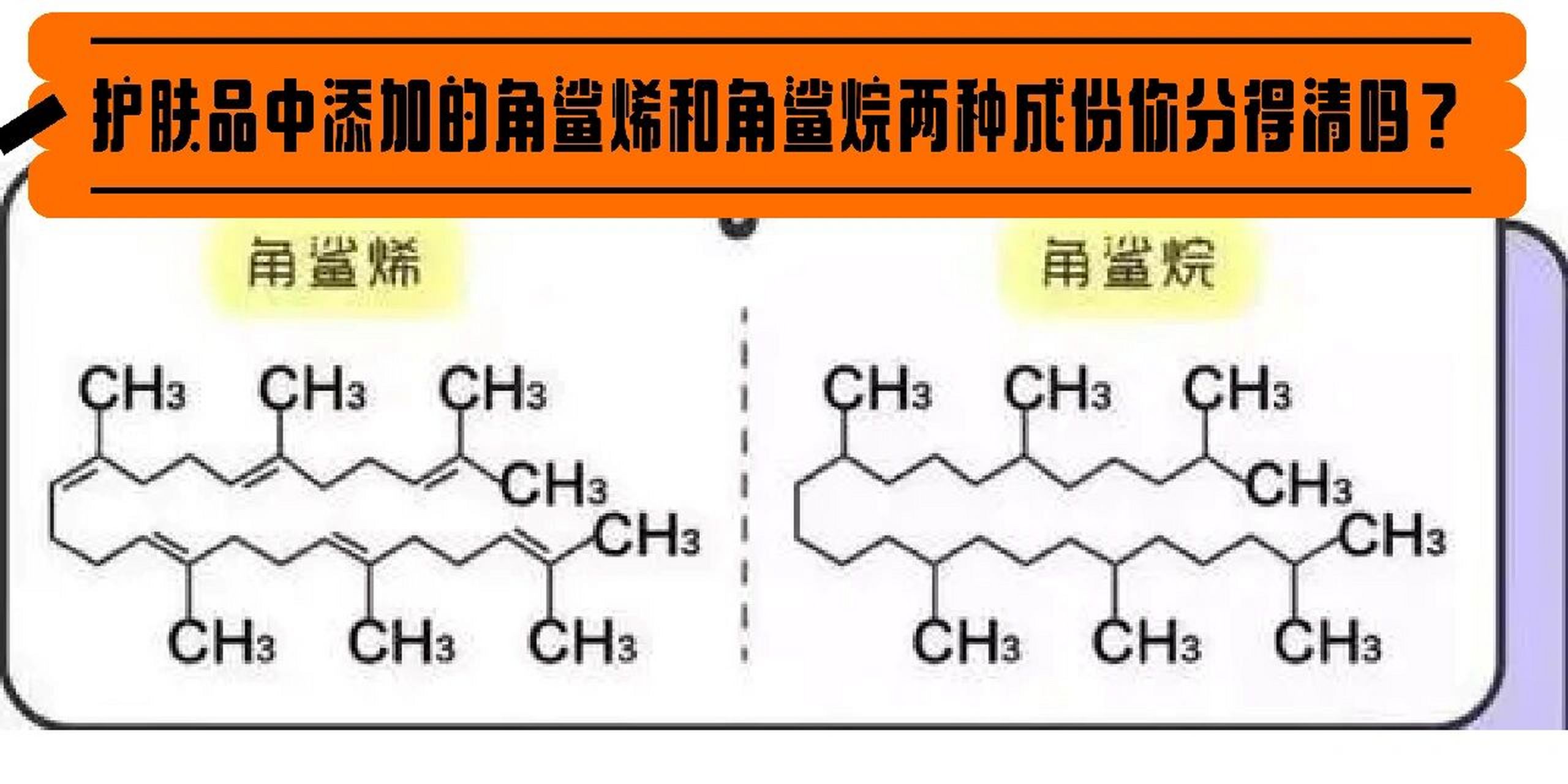 91 先生的美容小知识: 今天给大家简单说说角鲨烯和角鲨烷.
